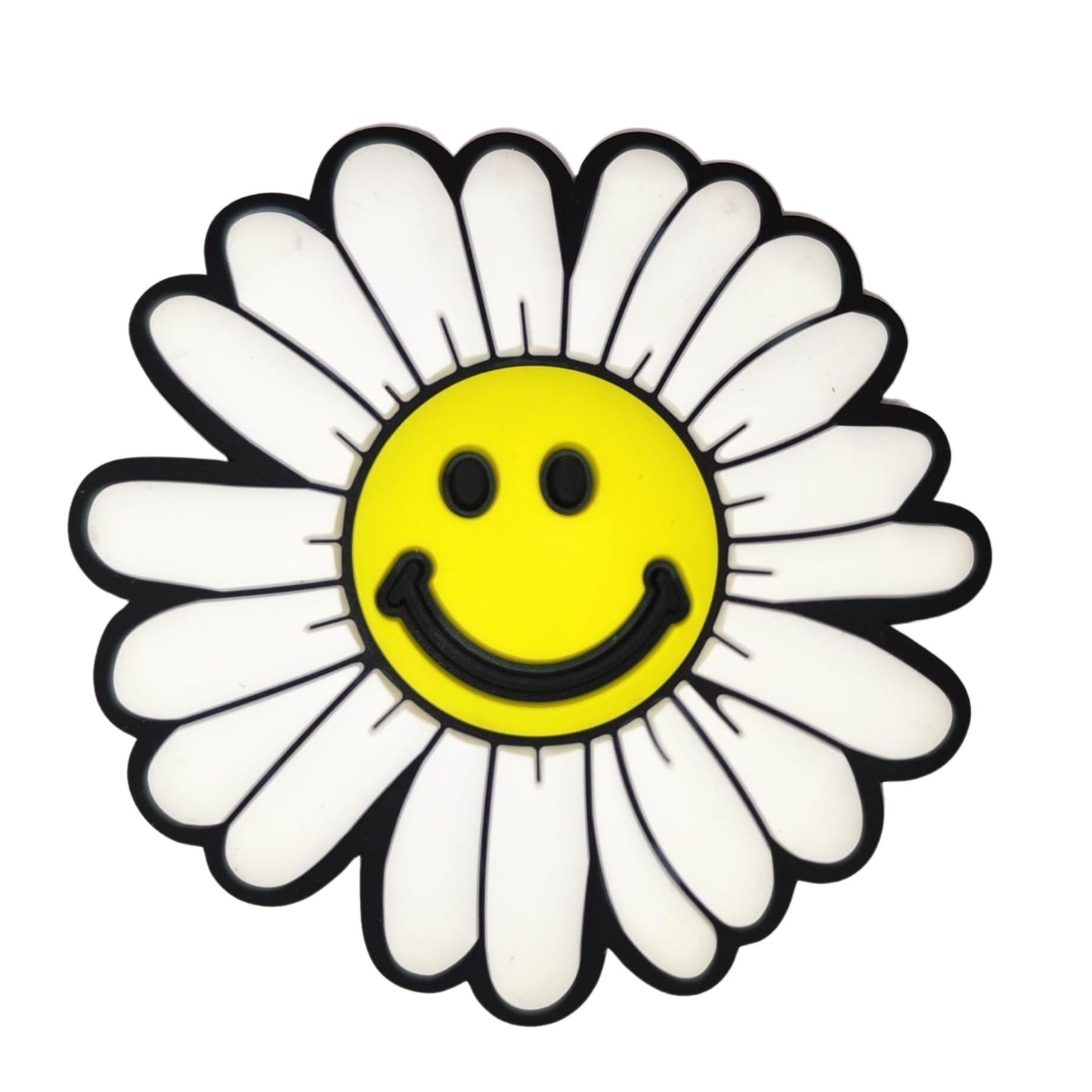 Big Smiley Flower Charm