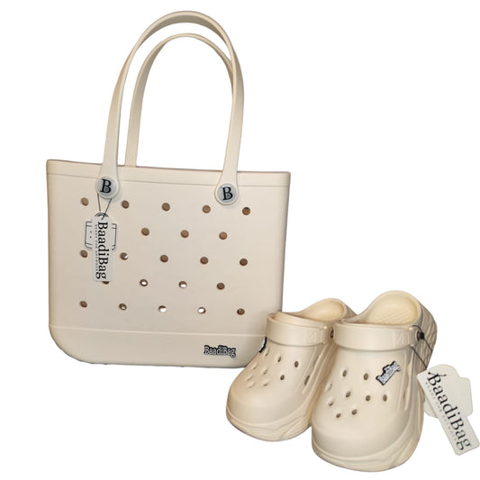 Baadi Bag Harmony Elegance -Medium- Pack (Bag & Shoes) -  Beige / 39-40