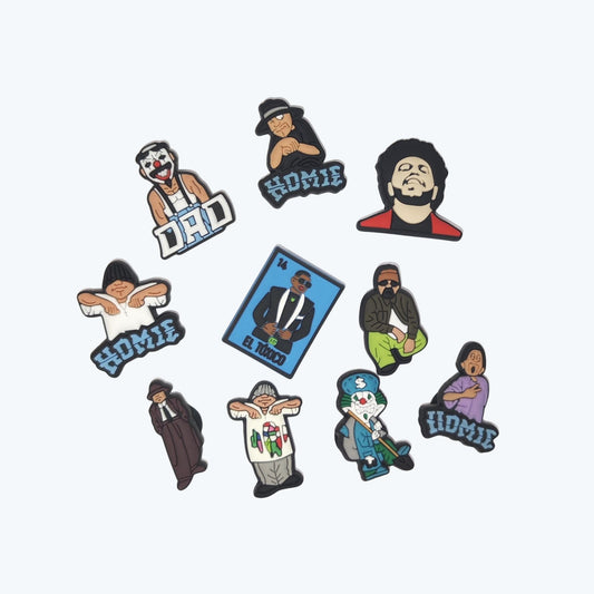 Fits Only on clogs shoes-Street Homies Charm Pack – Urban Legends Collection