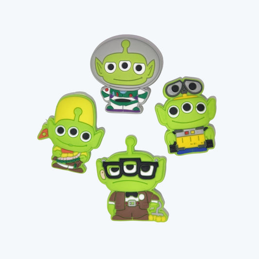 Fits Only on clogs shoes-Alien Remix Charm Pack – Cosmic Character Edition