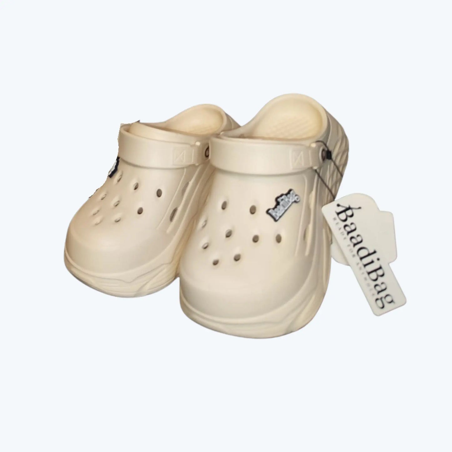 BaadiBag Comfort Clogs Shoes -  Beige / 39-40