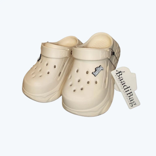 BaadiBag Comfort Clogs Shoes -  Beige / 39-40