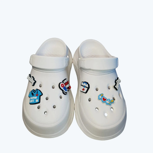 BaadiBag Comfort Clogs Shoes -  White / 39-40